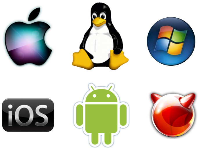 all operating systems logo