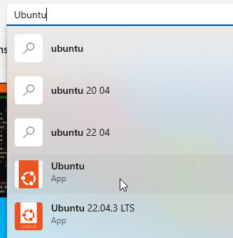 Install Ubuntu from the Microsoft Store