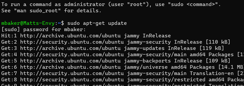 Ubuntu checking for package updates